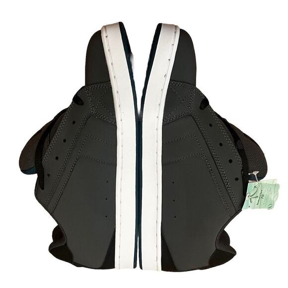 NEW DC Shoes NET Chunky Skater Shoes Size 10.5 Men’s Gray Lace Up - Picture 6 of 9